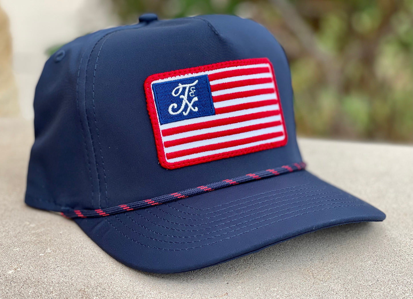 “The Old Glory” (Navy/Red/Navy)